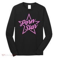 Porn Star Outline Graphic Long Sleeve Shirt thumb 0