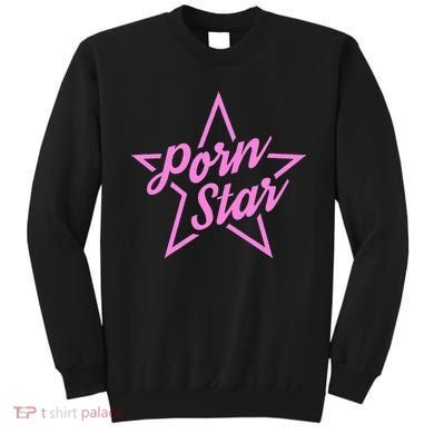 Porn Star Outline Graphic Sweatshirt