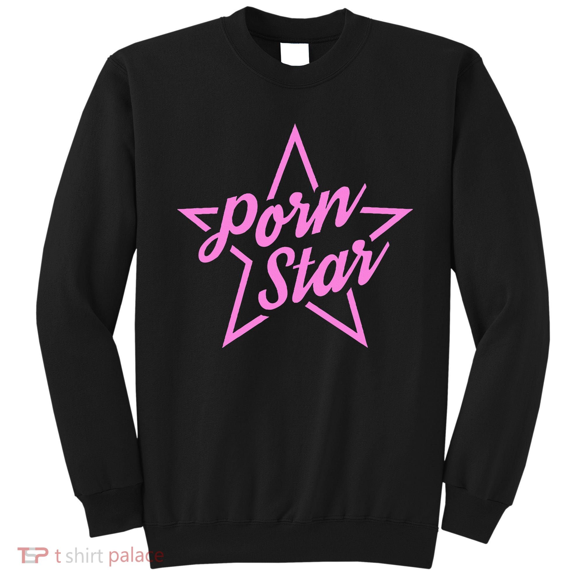 Porn Star Outline Graphic Sweatshirt