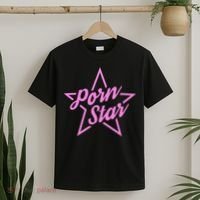 Porn Star Outline Graphic T-Shirt thumb 2