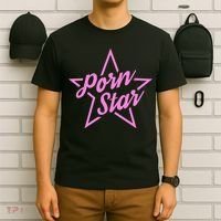 Porn Star Outline Graphic T-Shirt thumb 6