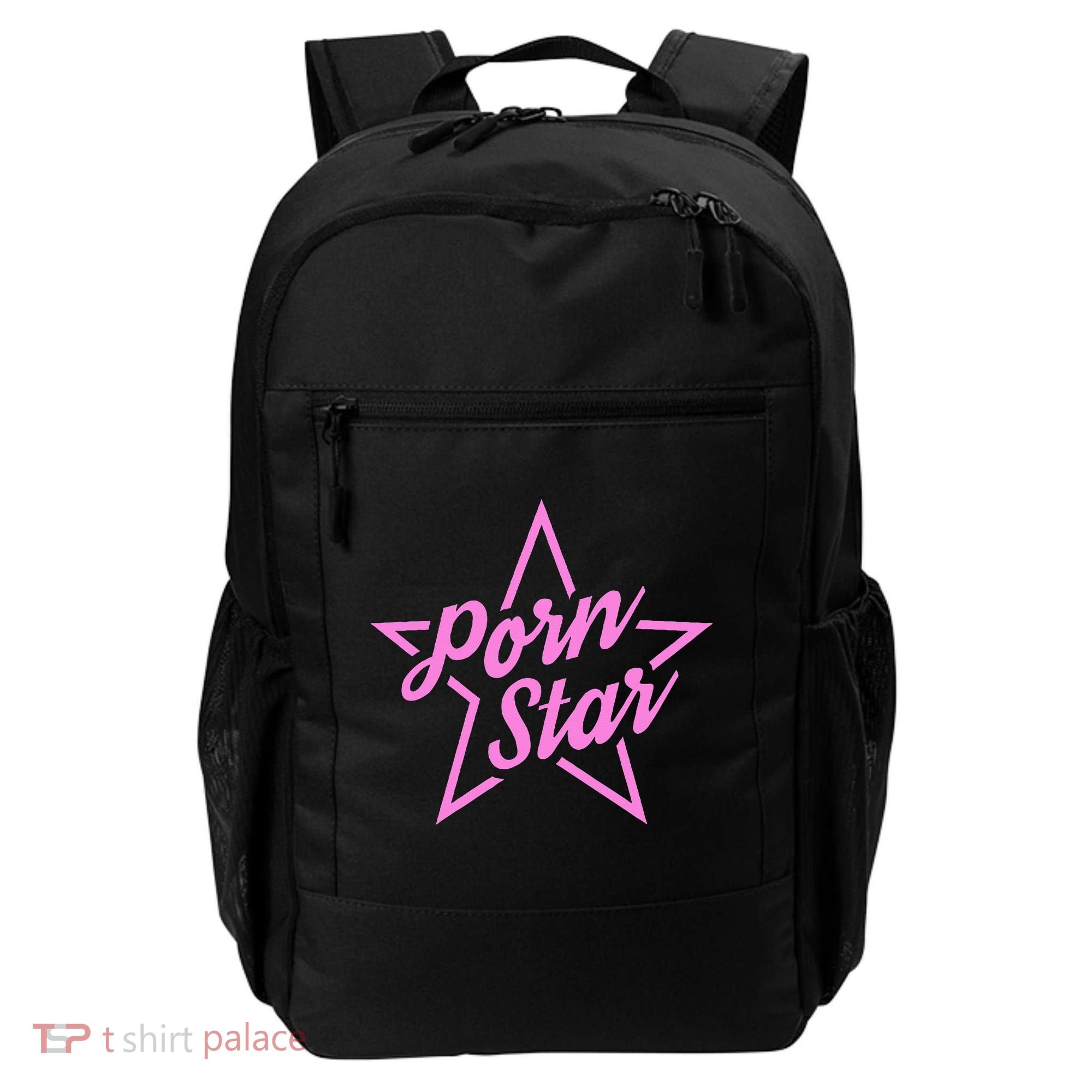 Porn Star Outline Graphic Backpack