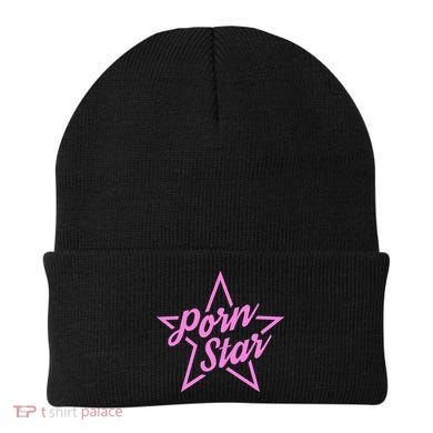 Porn Star Outline Graphic Beanie