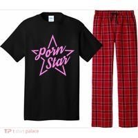 Porn Star Outline Graphic Pajama Set thumb 0