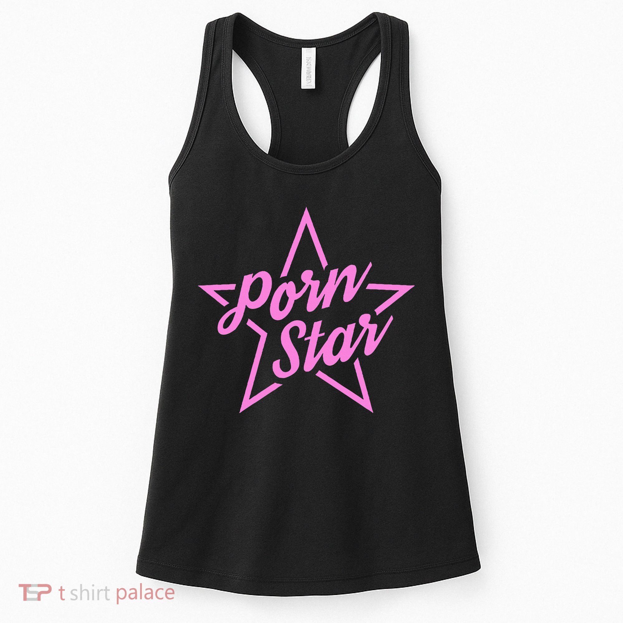 Porn Star Outline Graphic Women's Tank Top