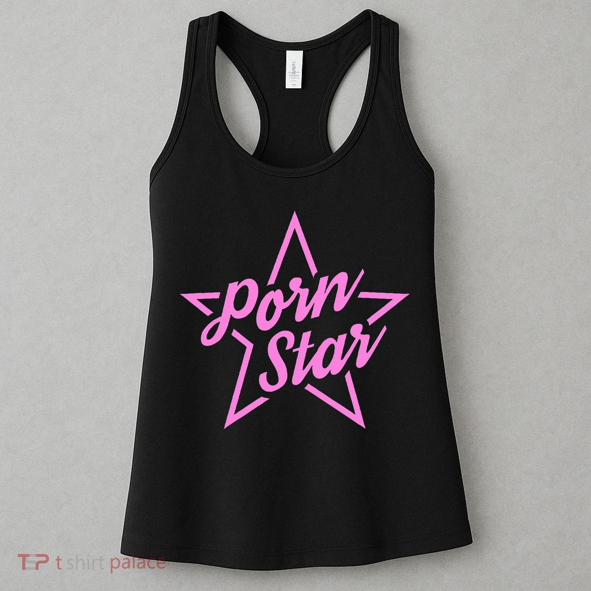 Porn Star Outline Graphic Women's Tank Top