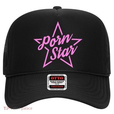 Porn Star Outline Graphic Hat