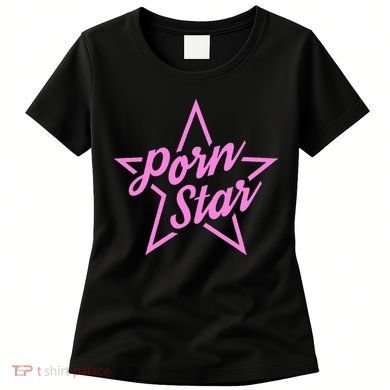 Porn Star Outline Graphic Women's T-Shirt