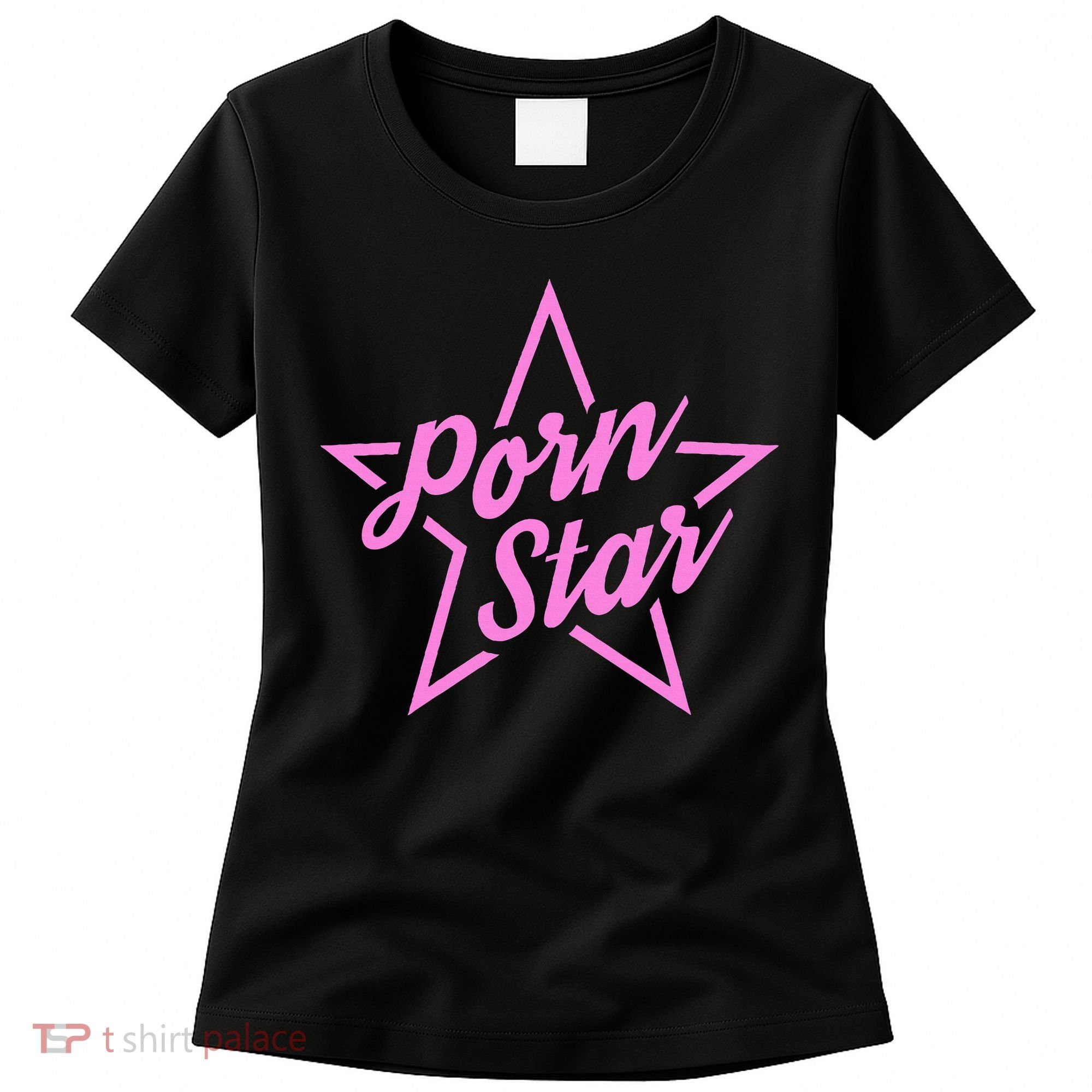 Porn Star Outline Graphic Women's T-Shirt