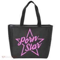 Porn Star Outline Graphic Tote Bag thumb 0