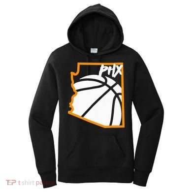 Phoenix State Of Arizona White Sunset Vintage Design Women's Hoodie