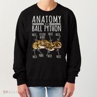 Python Snake Owner Anatomy Of A Ball Python Women's Sweatshirt thumb 0