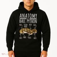 Python Snake Owner Anatomy Of A Ball Python Hoodie thumb 2