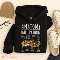 Python Snake Owner Anatomy Of A Ball Python Hoodie thumb 4