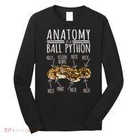 Python Snake Owner Anatomy Of A Ball Python Long Sleeve Shirt thumb 0