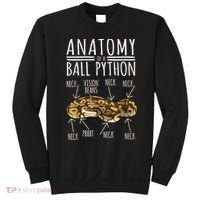 Python Snake Owner Anatomy Of A Ball Python Sweatshirt thumb 0