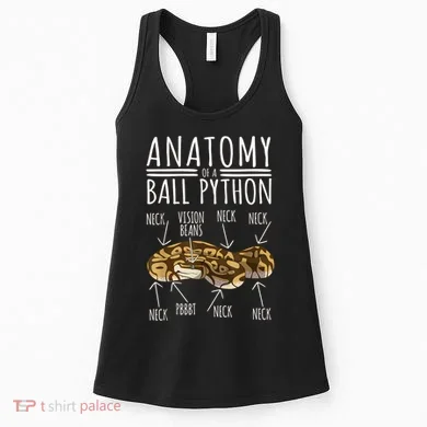Python Snake Owner Anatomy Of A Ball Python Women's Tank Top