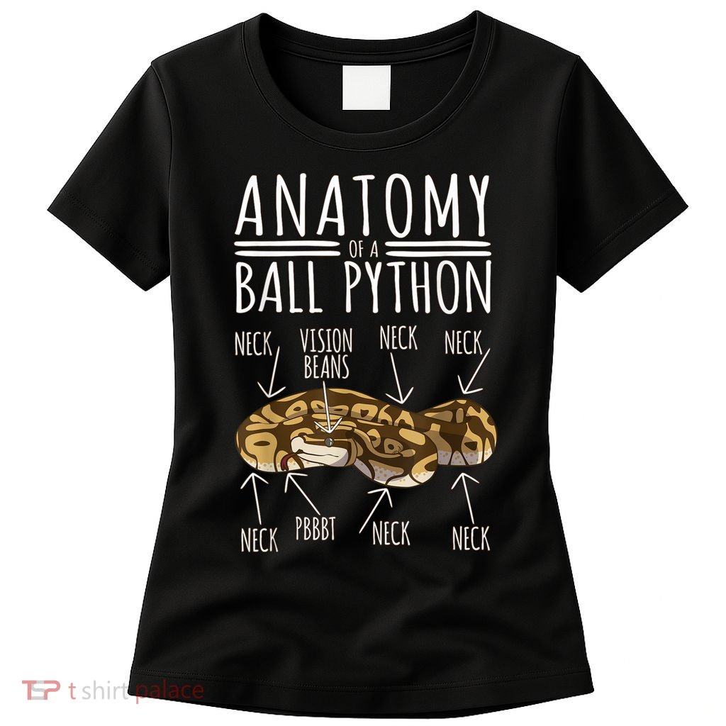 Python Snake Owner Anatomy Of A Ball Python Women's T-Shirt | TShirtPalace