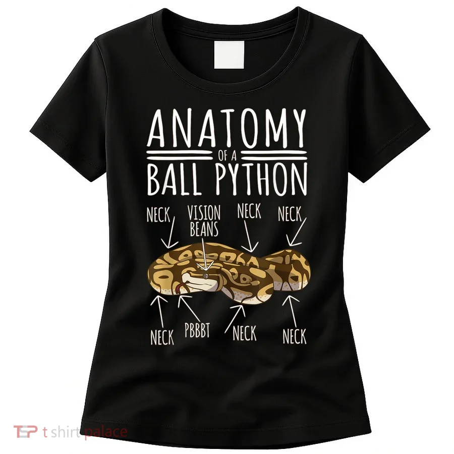 Python Snake Owner Anatomy Of A Ball Python Women's T-Shirt