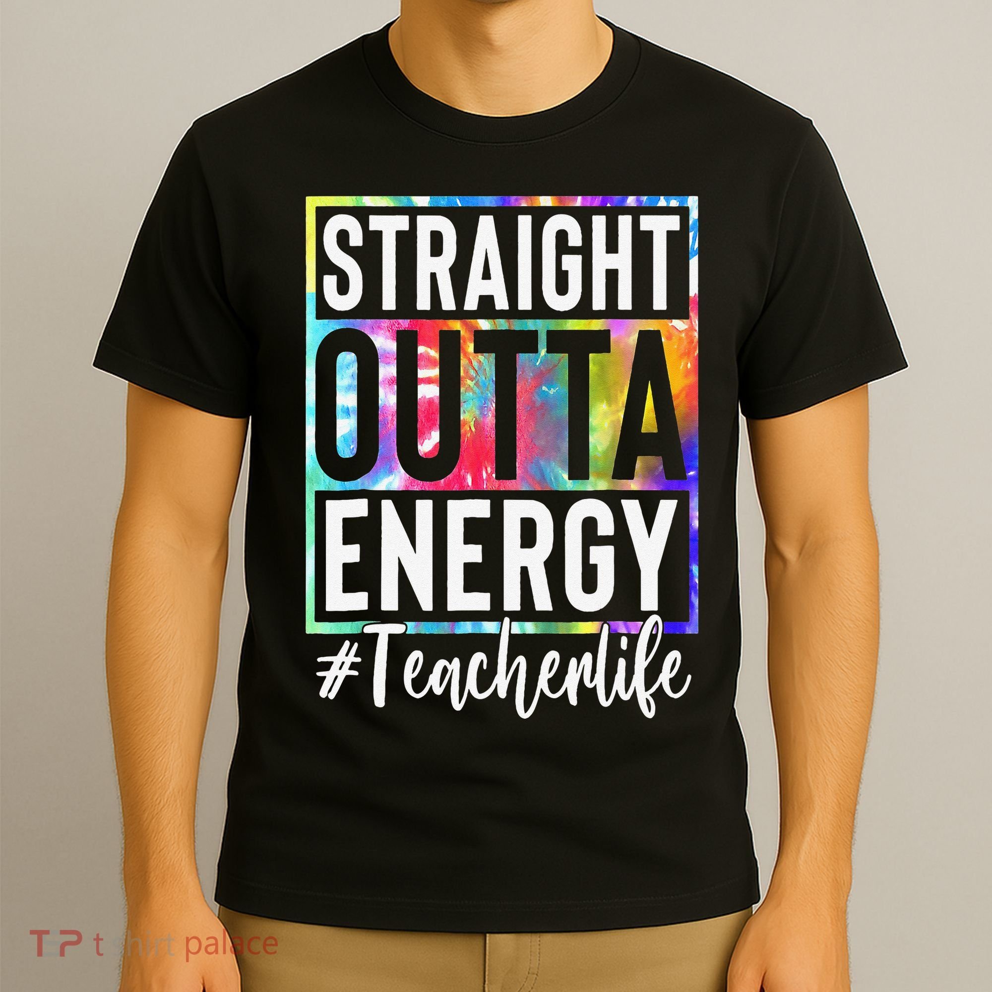 Paraprofessional Straight Outta Energy Teacher Life Gifts T-Shirt
