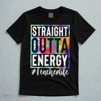 Paraprofessional Straight Outta Energy Teacher Life Gifts T-Shirt thumb 5