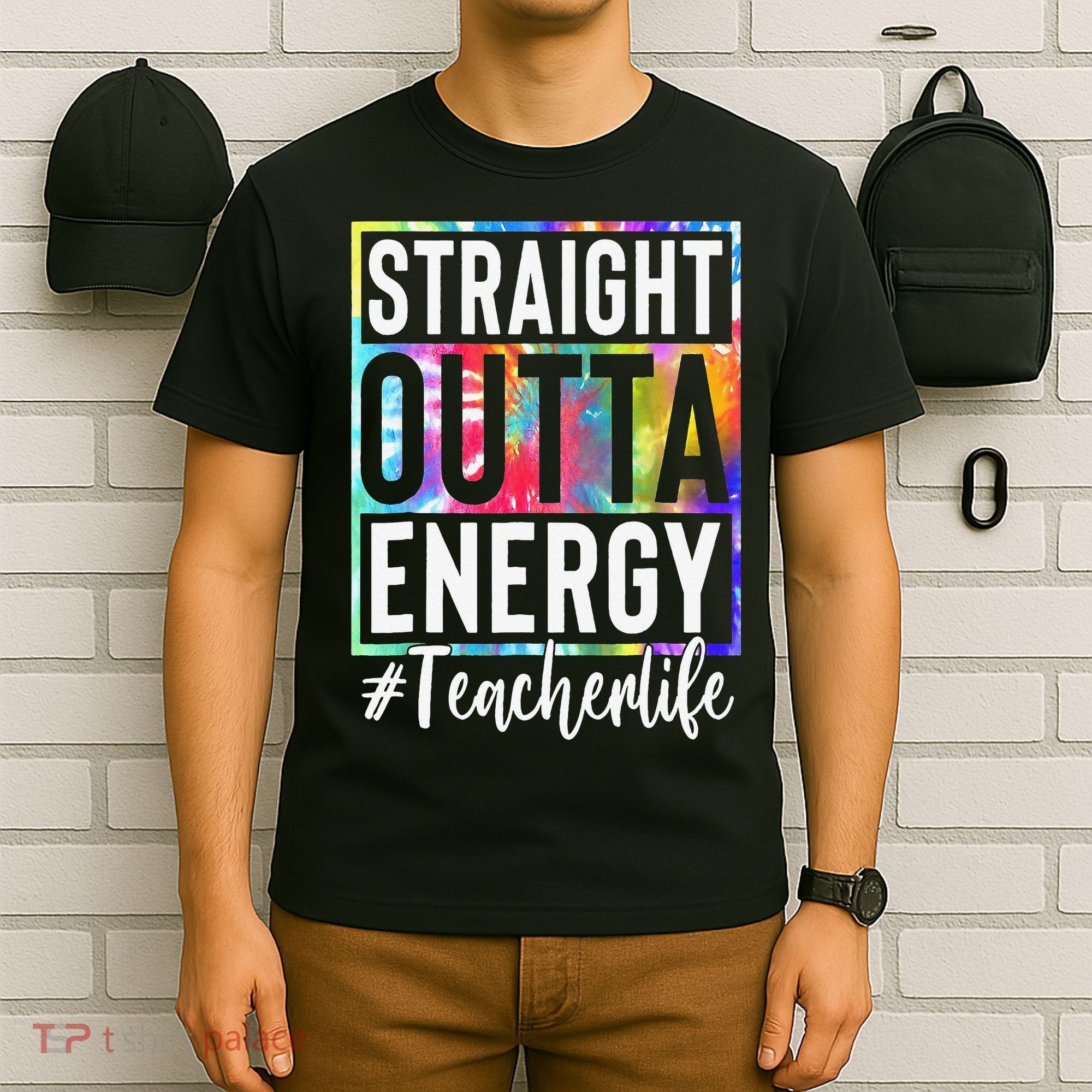 Paraprofessional Straight Outta Energy Teacher Life Gifts T-Shirt