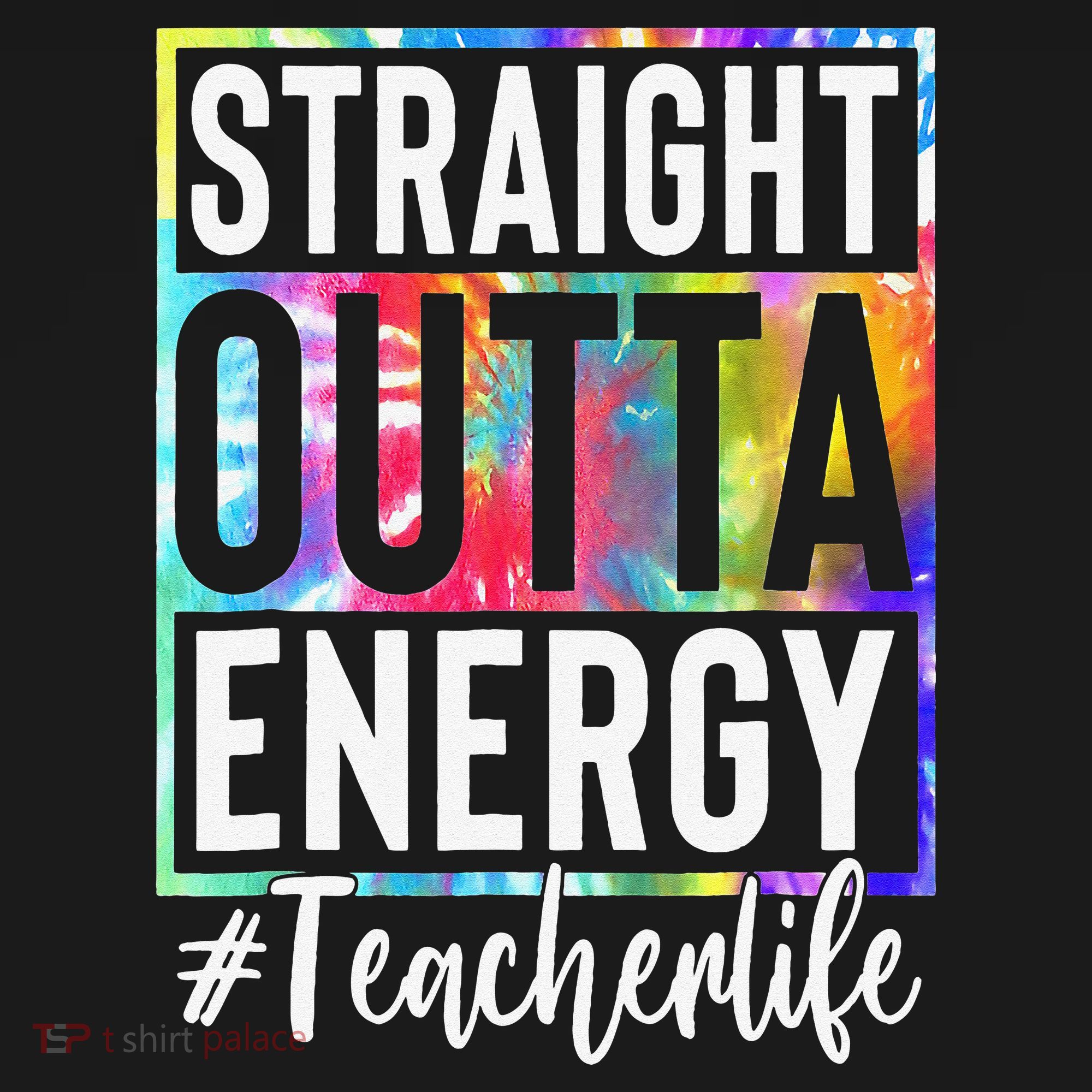 Paraprofessional Straight Outta Energy Teacher Life Gifts T-Shirt