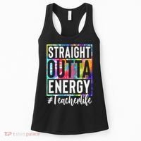 Paraprofessional Straight Outta Energy Teacher Life Gifts Women's Tank Top thumb 0