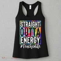 Paraprofessional Straight Outta Energy Teacher Life Gifts Women's Tank Top thumb 3