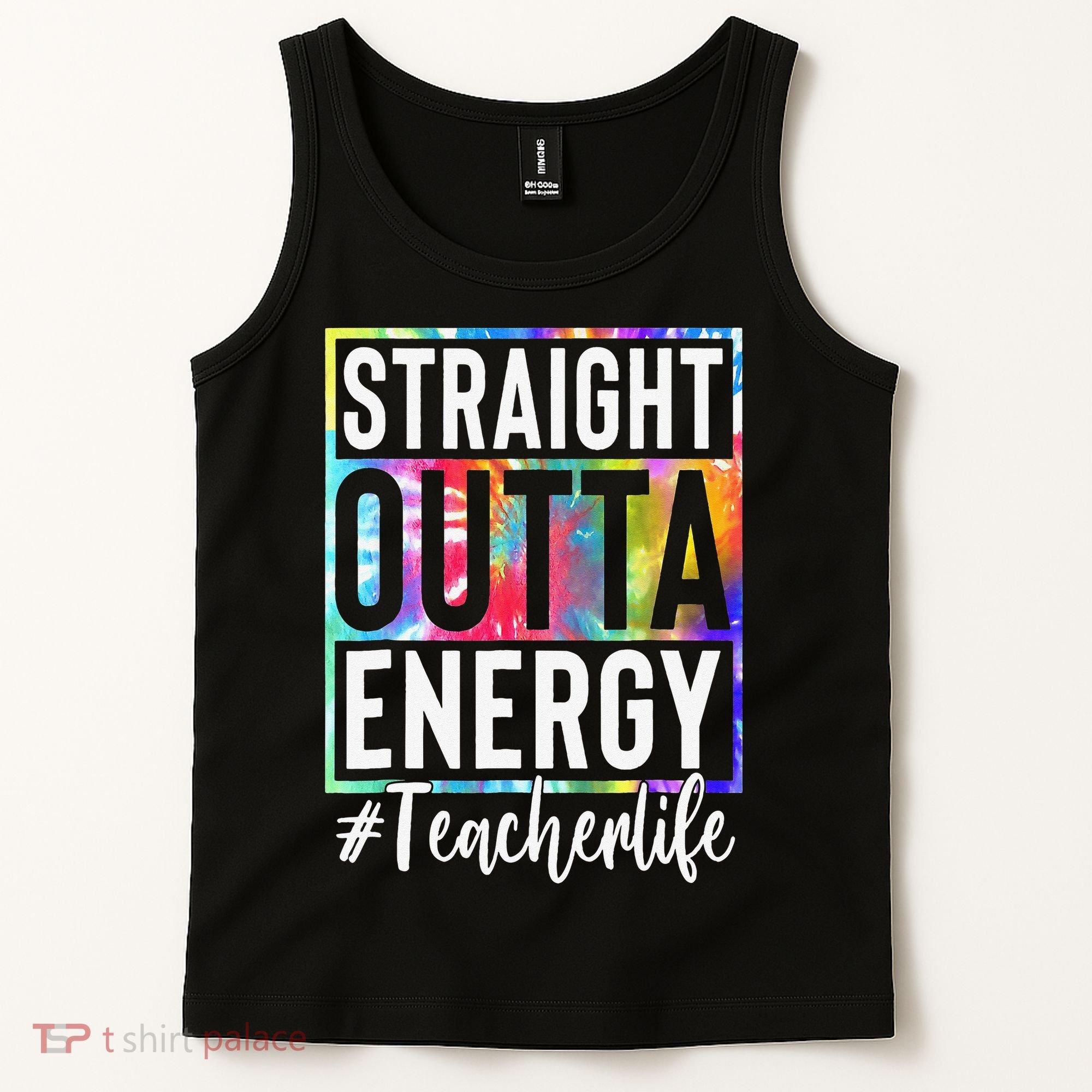 Paraprofessional Straight Outta Energy Teacher Life Gifts Tank Top