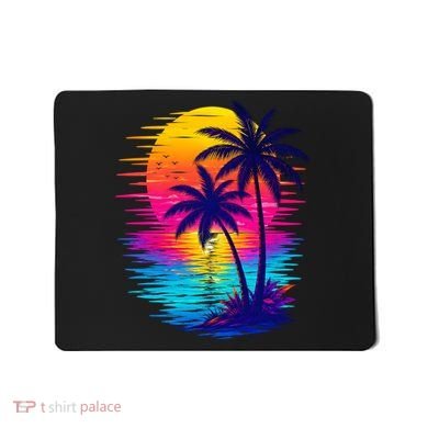 Palm Sunset Ocean Summer Beach Hawaiian Mousepad