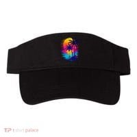 Palm Sunset Ocean Summer Beach Hawaiian Visor thumb 0