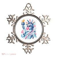 Preppy Statue Of Liberty Blowing Bubble Gum 4th Of July  Ornament thumb 0