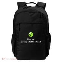 Pickleball Stay Out Of Kitchen, Pickleball Love Backpack thumb 0