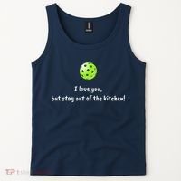 Pickleball Stay Out Of Kitchen, Pickleball Love Tank Top thumb 2