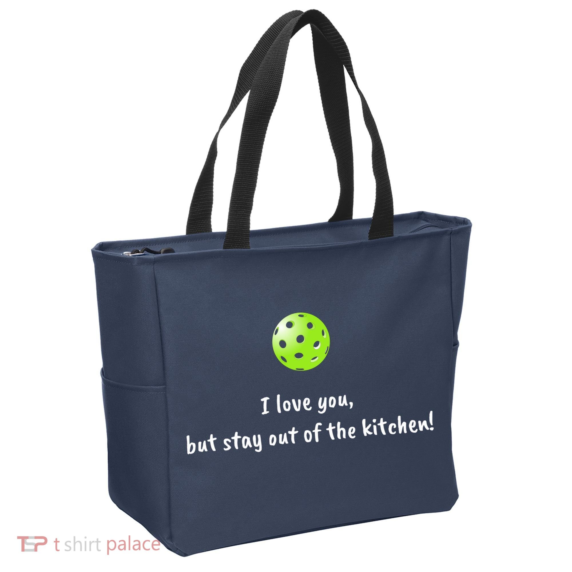 Pickleball Stay Out Of Kitchen, Pickleball Love Tote Bag