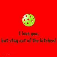 Pickleball Stay Out Of Kitchen, Pickleball Love Santa Hat thumb 1