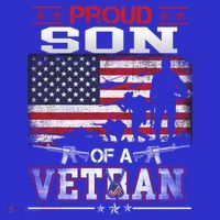 Proud Son Of A Veteran Vintage Flag Military Veterans Day Meaningful Gift T-Shirt thumb 7