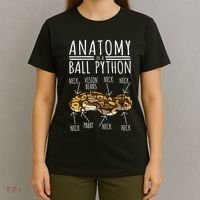 Python Snake Owner Anatomy Of A Ball Python T-Shirt thumb 4