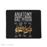 Python Snake Owner Anatomy Of A Ball Python Mousepad