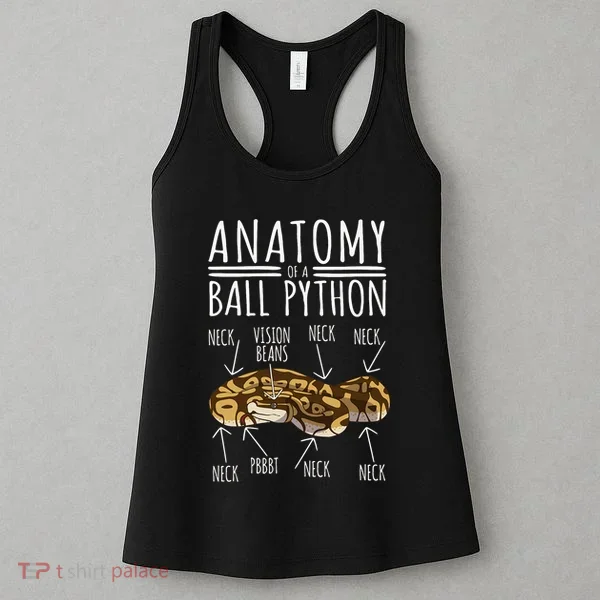 Python Snake Owner Anatomy Of A Ball Python Women's Tank Top