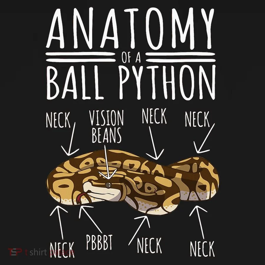 Python Snake Owner Anatomy Of A Ball Python Women's Tank Top