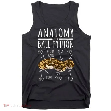 Python Snake Owner Anatomy Of A Ball Python Tank Top