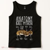 Python Snake Owner Anatomy Of A Ball Python Tank Top thumb 2