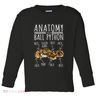Python Snake Owner Anatomy Of A Ball Python Toddler Long Sleeve