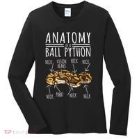 Python Snake Owner Anatomy Of A Ball Python Women's Long Sleeve Shirt thumb 0