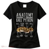 Python Snake Owner Anatomy Of A Ball Python Women's T-Shirt thumb 0
