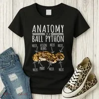 Python Snake Owner Anatomy Of A Ball Python Women's T-Shirt thumb 3