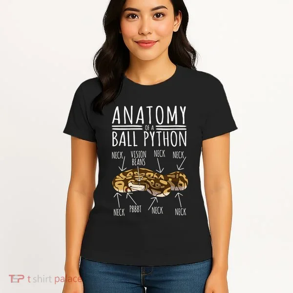 Python Snake Owner Anatomy Of A Ball Python Women's T-Shirt