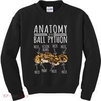Python Snake Owner Anatomy Of A Ball Python Kids Sweatshirt thumb 0